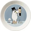Moomin Arabia Mumin-produkte | Geschirr^Mumin Teller, Muminpapa, Grau