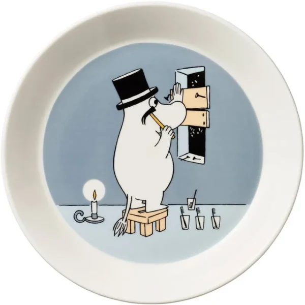 Moomin Arabia Mumin-produkte | Geschirr^Mumin Teller, Muminpapa, Grau