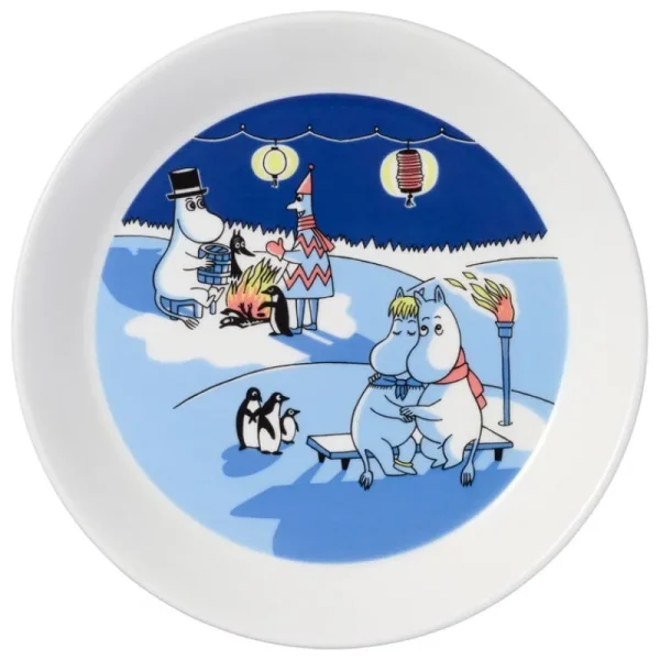Moomin Arabia Mumin-produkte | Geschirr^Mumin Teller-Set, Bonfire & Sailing