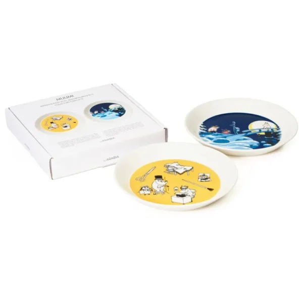 Moomin Arabia Mumin-produkte | Geschirr^Mumin Tellerset, Office & Winternight
