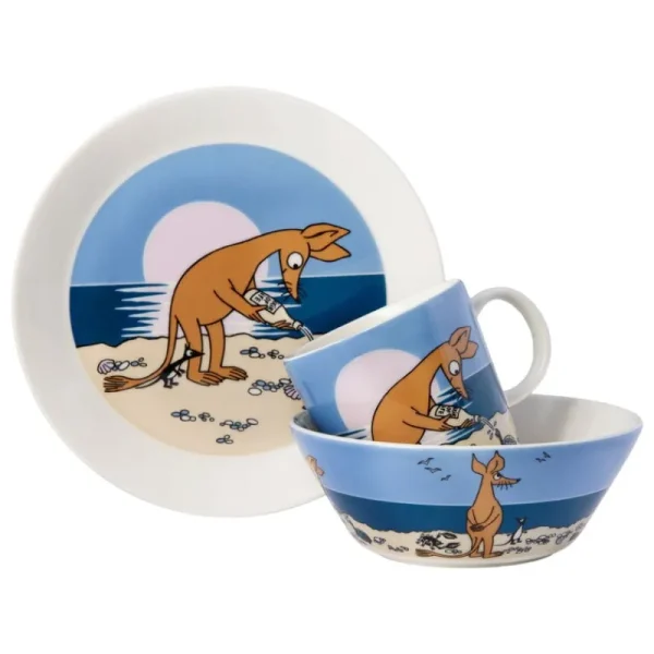 Moomin Arabia Mumin-produkte | Geschirr^Mumin Teller, Schnüferl, Blau