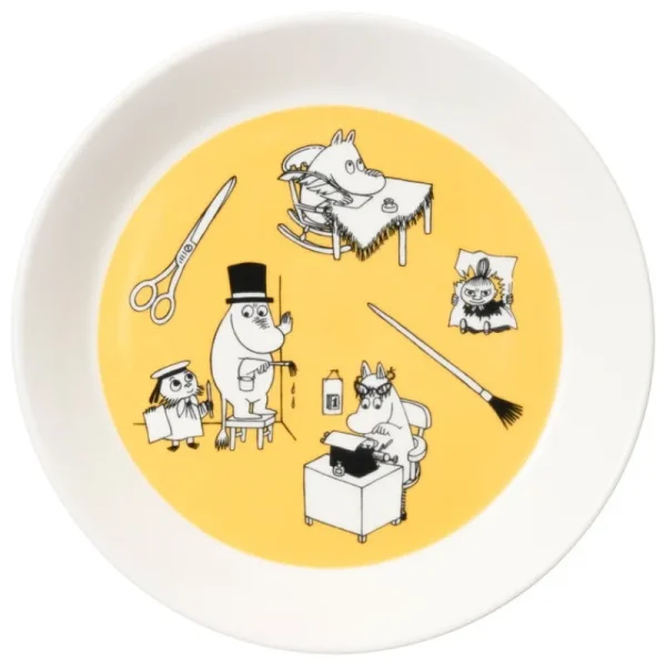 Moomin Arabia Mumin-produkte | Geschirr^Mumin Tellerset, Office & Winternight