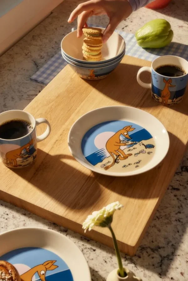 Moomin Arabia Mumin-produkte | Geschirr^Mumin Teller, Schnüferl, Blau