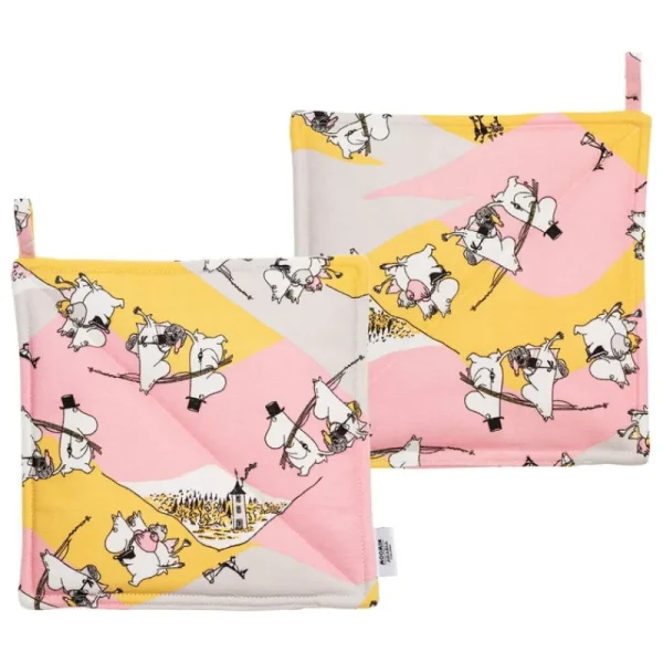Moomin Arabia Mumin-produkte^Mumin Topflappen, 2er-Set, Family Time