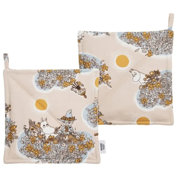 Moomin Arabia Mumin-produkte^Mumin Topflappen, 2er-Set, Friends forever