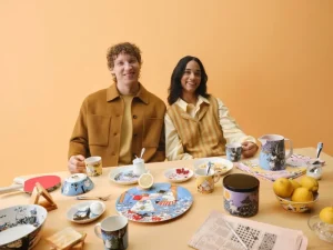 Moomin Arabia Mumin-produkte | Geschirr^Mumin Untertasse, Family Time