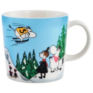 Kinder Moomin Arabia Mumin-produkte | Geschirr Für Kinder^Mumin-Becher, Skispringen
