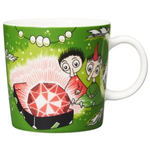 Moomin Arabia Mumin-produkte | Geschirr^Mumin-Becher, Tofslan und Vifslan, grün