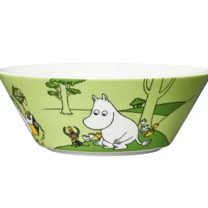 Moomin Arabia Mumin-produkte^Mumin-Schale, Mumintroll, grasgrün