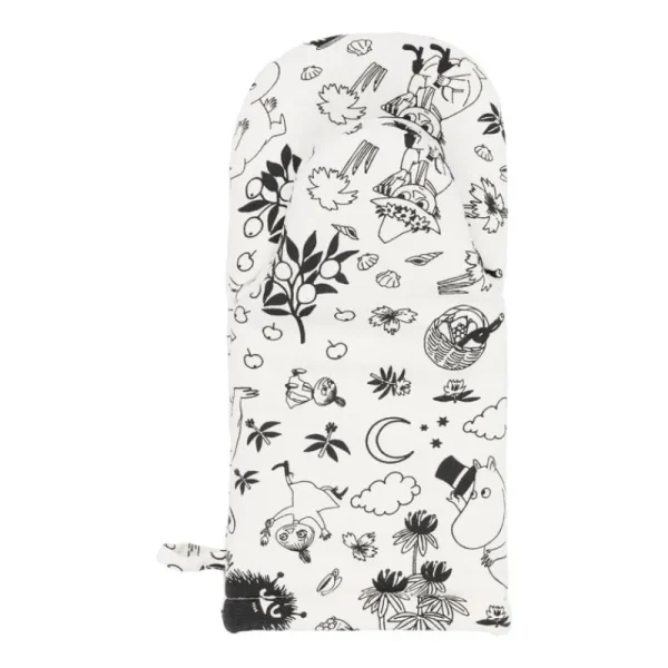 Moomin Arabia Mumin-produkte^Topfhandschuh Moomin, naturweiß