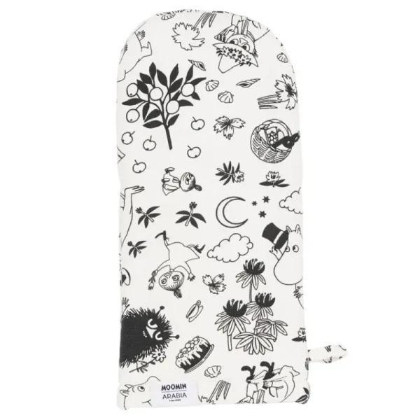 Moomin Arabia Mumin-produkte^Topfhandschuh Moomin, naturweiß