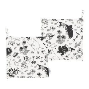 Moomin Arabia Mumin-produkte^Topflappen-Set Moomin, 2 Stück, naturweiß