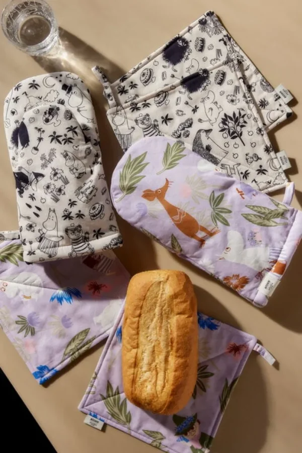 Moomin Arabia Mumin-produkte^Topflappen-Set Moomin, 2 Stück, naturweiß