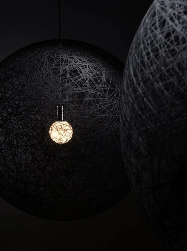 Verpan Deckenleuchten-Moooi Random Light II Pendelleuchte, klein, schwarz