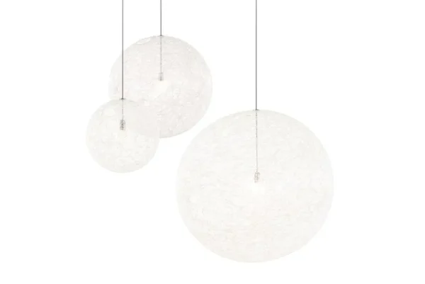Verpan Deckenleuchten-Moooi Random Light II Pendelleuchte, klein, weiß