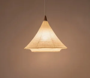 HAY Deckenleuchten-Motarasu Fuji Pendelleuchte, Washi-Papier - Bambus