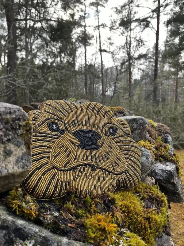 MUM's Dekorationsgegenstände^Otter Wandkunst, 28 x 35 cm, gold