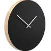 Arne Jacobsen Uhren-Muoto Collection Wanduhr Kiekko, schwarz