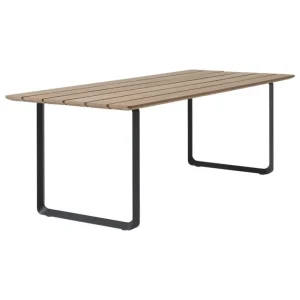 Tapio Anttila Collection Tische-Muuto 70/70 Outdoor Tisch, 225 x 90 cm, Sapele-Mahagoni - Anthrazit