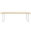 Audo Copenhagen Tische-Muuto 70/70 Tisch, 255 x 108 cm, Eiche massiv – Weiß