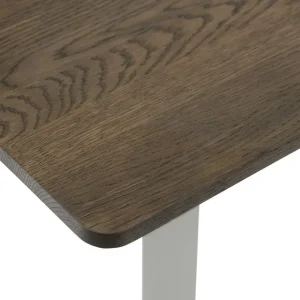 Vaarnii Tische-Muuto 70/70 Tisch, 225 x 90 cm, Eiche massiv geräuchert – Weiß