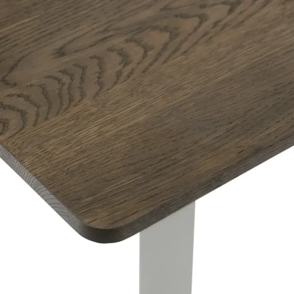 Vaarnii Tische-Muuto 70/70 Tisch, 225 x 90 cm, Eiche massiv geräuchert – Weiß