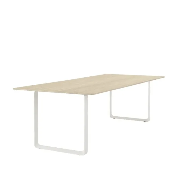 Audo Copenhagen Tische-Muuto 70/70 Tisch, 255 x 108 cm, Eiche massiv – Weiß