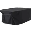 Muuto Outdoor-textilien^Abdeckung, 220 x 90 cm, Schwarz