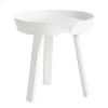 Woud Tische-Muuto Around Couchtisch, klein, weiß