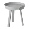 HAY Tische-Muuto Around Couchtisch, klein, grau