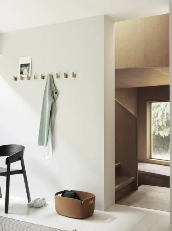 Muuto Garderoben Und Kleiderbügel^Attach Kleiderhaken, 2 Stück, Aluminium - Eiche