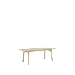 Viccarbe Tische-Muuto Ausziehtisch Earnest, 205 x 100 cm, Eiche geölt