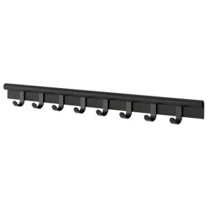 Muuto Garderoben Und Kleiderbügel^Coil Wandgarderobe, 100 cm, Schwarz