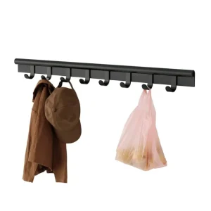 Muuto Garderoben Und Kleiderbügel^Coil Wandgarderobe, 100 cm, Schwarz