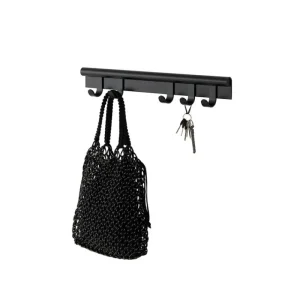 Muuto Garderoben Und Kleiderbügel^Coil Wandgarderobe, 60 cm, Schwarz