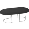 HAY Tische-Muuto Couchtisch Airy, groß, schwarz