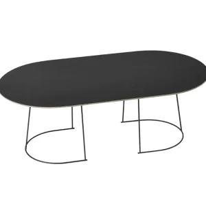 HAY Tische-Muuto Couchtisch Airy, groß, schwarz