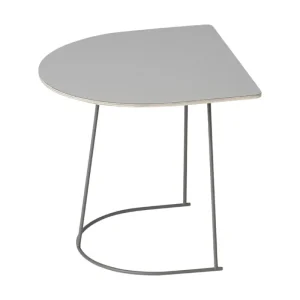 &Tradition Tische-Muuto Couchtisch Airy, halbe Größe, grau