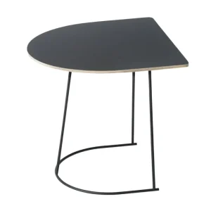 NORR11 Tische-Muuto Couchtisch Airy, halbe Größe, schwarz