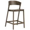 Knoll Sitzgelegenheiten-Muuto Cover Thekenhocker, 65 cm, Dunkelbraun gebeizt