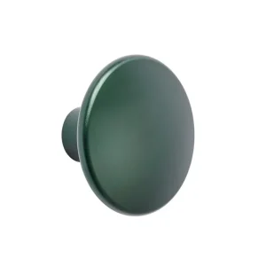 Muuto Garderoben Und Kleiderbügel^Dots Metal Kleiderhaken, dunkelgrün