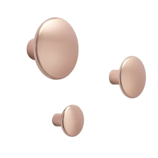 Muuto Garderoben Und Kleiderbügel^Dots Metal Kleiderhaken, rosa
