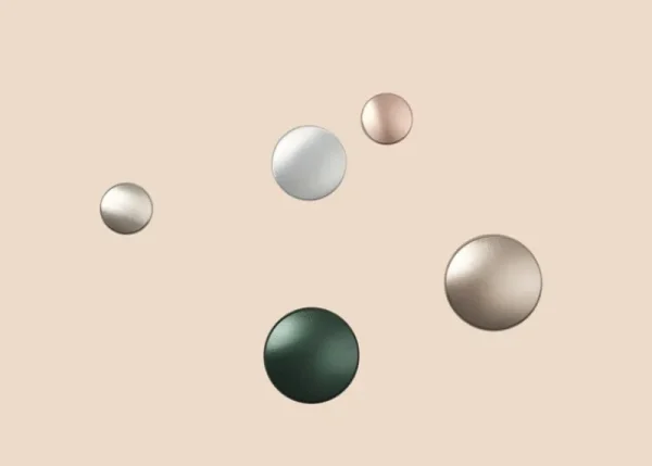 Muuto Garderoben Und Kleiderbügel^Dots Metal Kleiderhaken, taupe