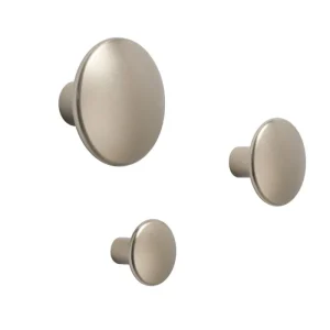 Muuto Garderoben Und Kleiderbügel^Dots Metal Kleiderhaken, taupe