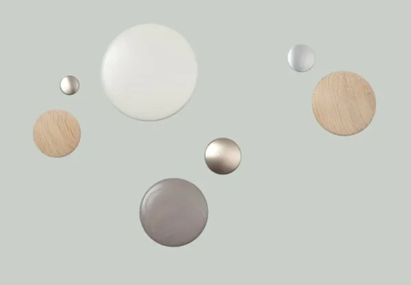 Muuto Garderoben Und Kleiderbügel^Dots Metal Kleiderhaken, taupe