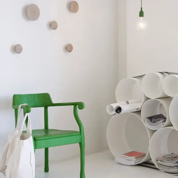Muuto Garderoben Und Kleiderbügel^Dots Wood Garderobenhaken, 5 Stück, Eiche