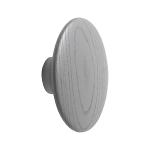 Muuto Garderoben Und Kleiderbügel^Dots Wood Kleiderhaken, dunkelgrau