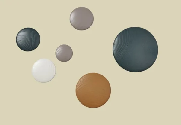 Muuto Garderoben Und Kleiderbügel^Dots Wood Kleiderhaken, taupe