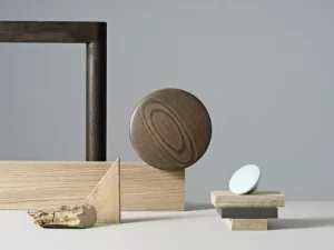 Muuto Garderoben Und Kleiderbügel^Dots Wood Kleiderhaken, Dunkelbraun gebeizt