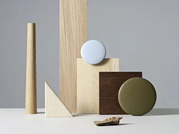 Muuto Garderoben Und Kleiderbügel^Dots Wood Kleiderhaken, Hellblau